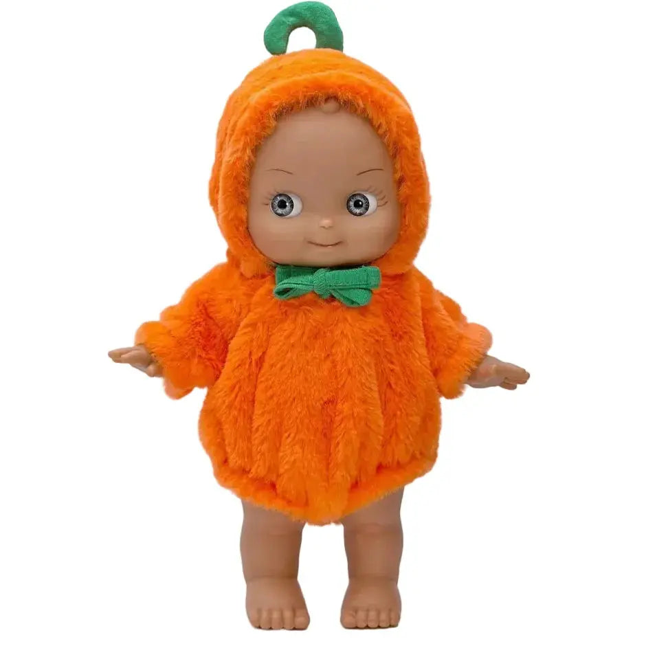 Maïa En Fête Et Sa Tenue De Citrouille Minikane
