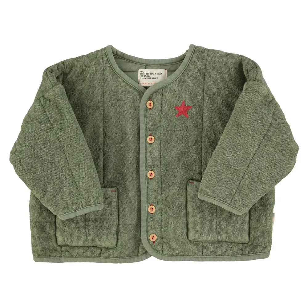 Veste Paded Washed Green Piupiuchick