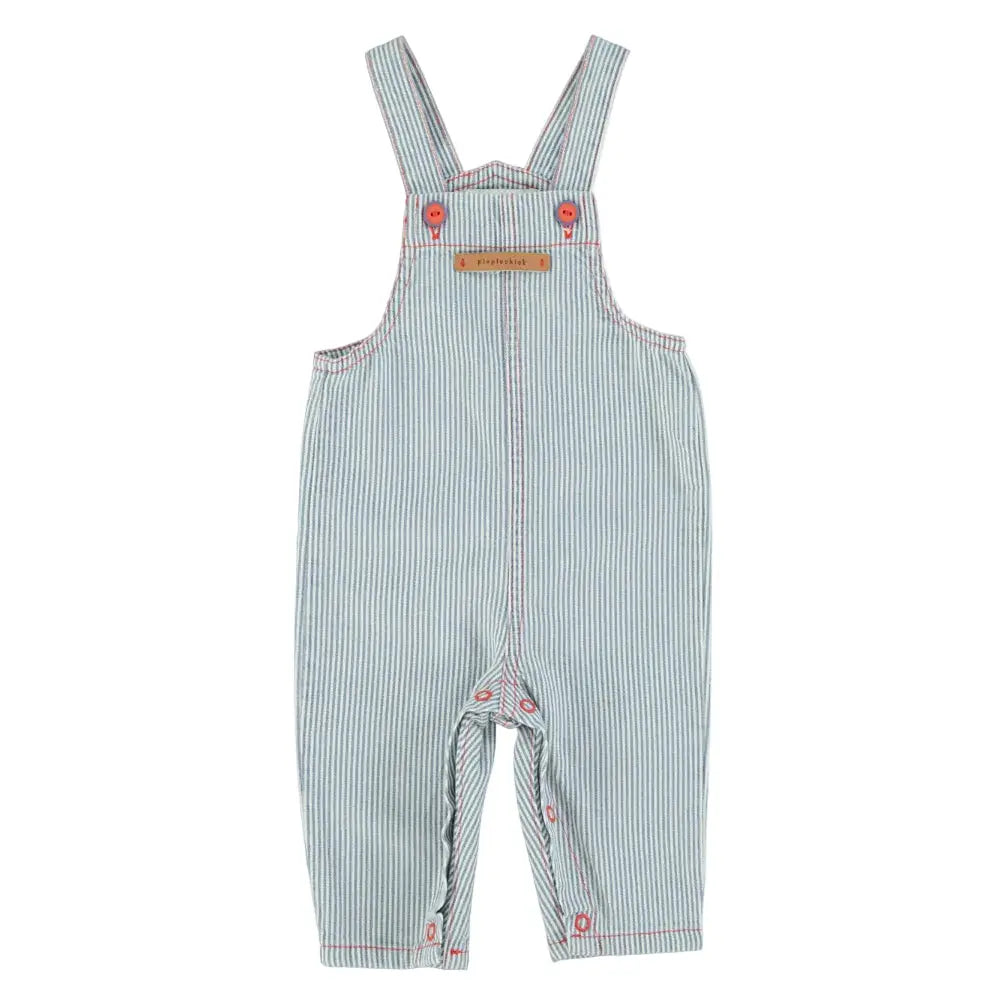 Salopette Denim Rayée Bleu Piupiuchick