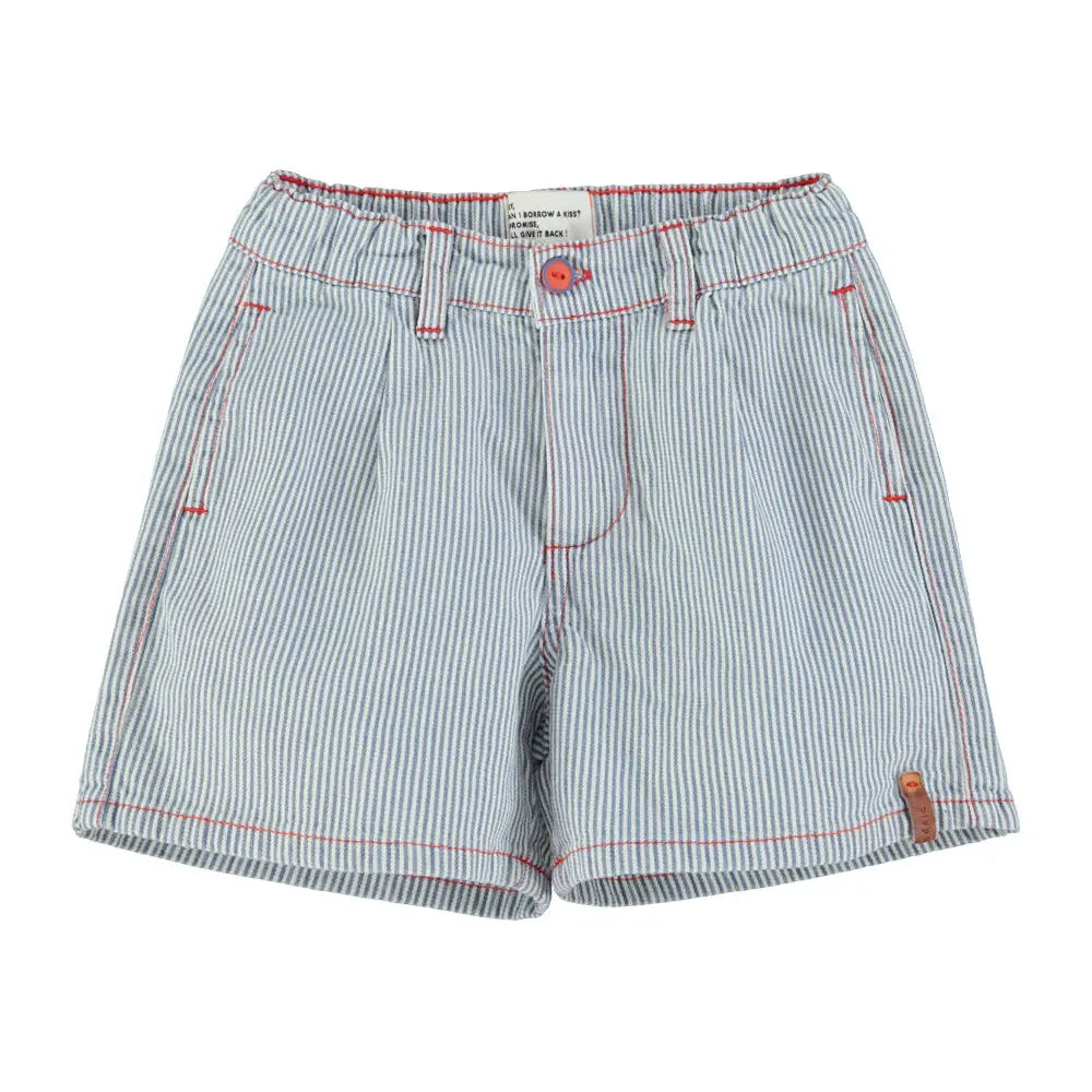 Short Denim Rayé Bleu Piupiuchick
