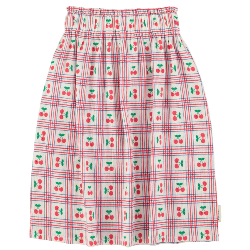 Jupe Longue Cerises Ecru Piupiuchick