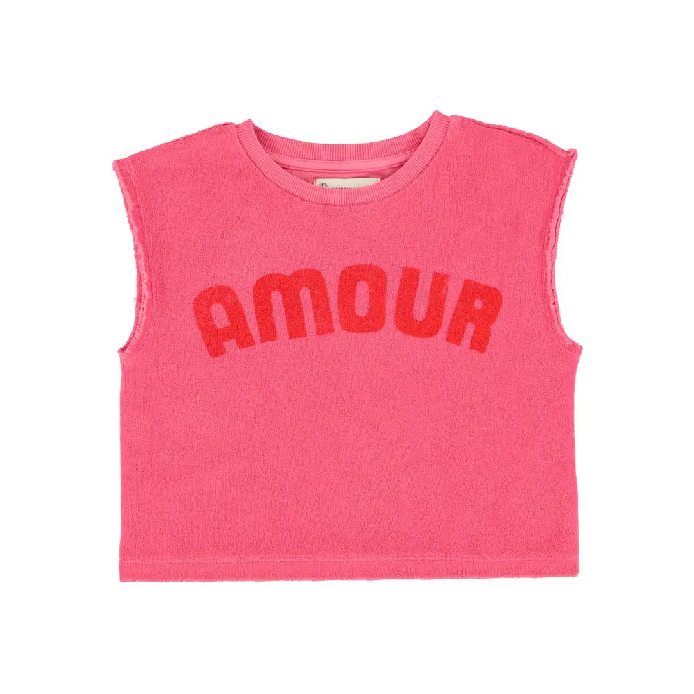 Top Amour Eponge Coton Bio Rose Piupiuchick