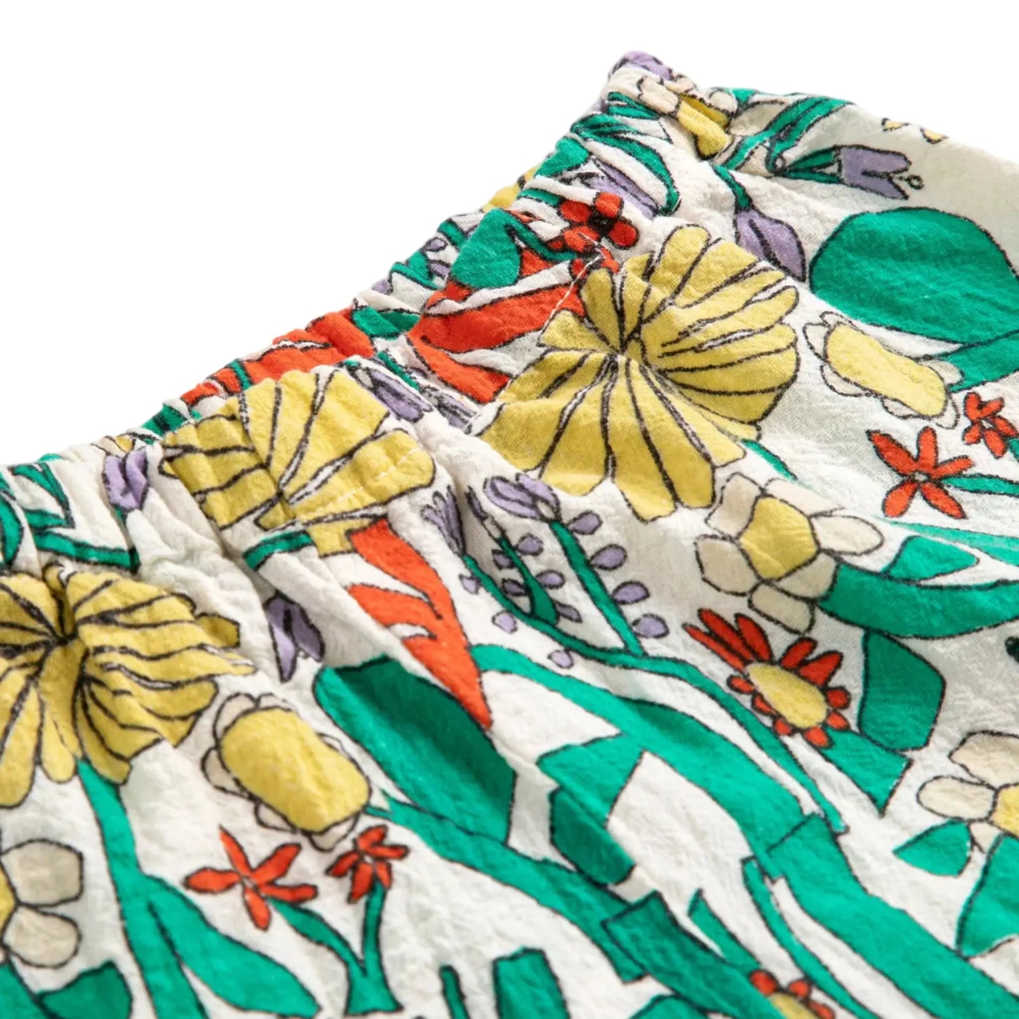 Color Herbalist All Over Ruffled Shorts Bobo Choses