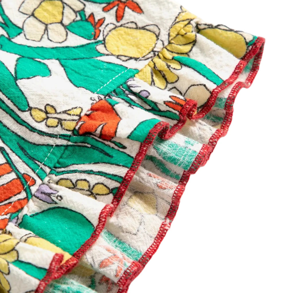 Color Herbalist All Over Ruffled Shorts Bobo Choses