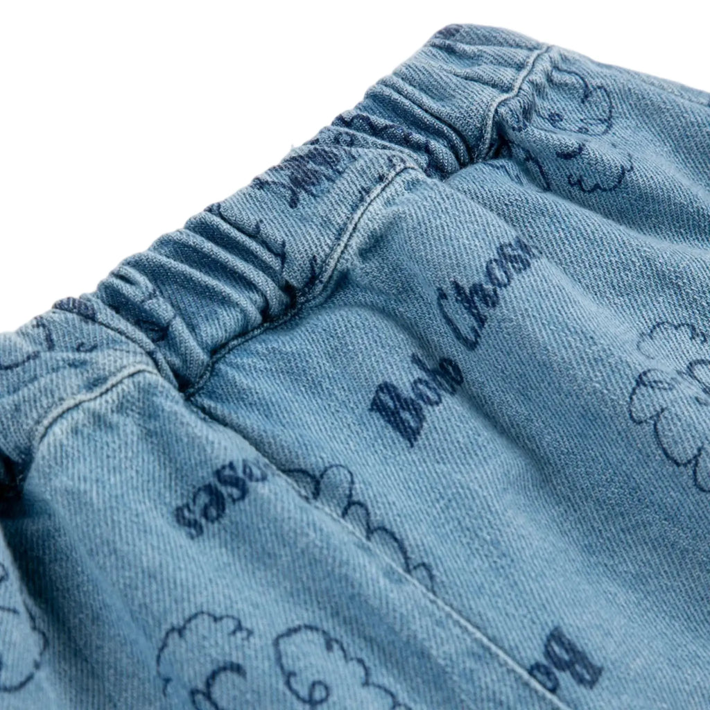 Pickles The Dog All Over Denim Pants Bobo Choses