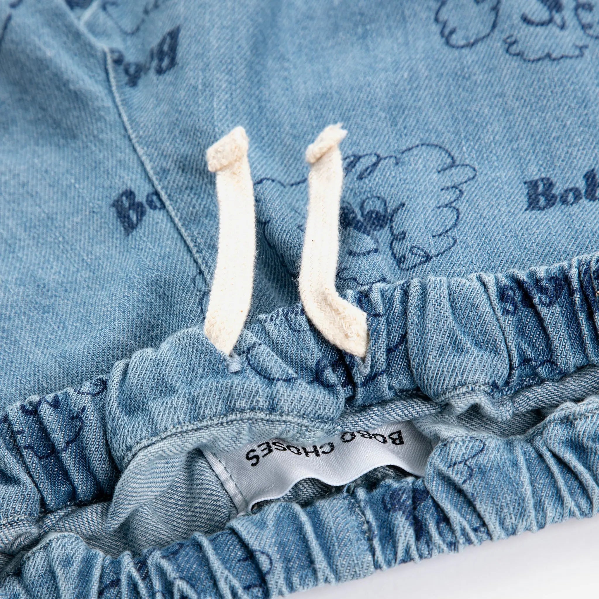 Pickles The Dog All Over Denim Pants Bobo Choses