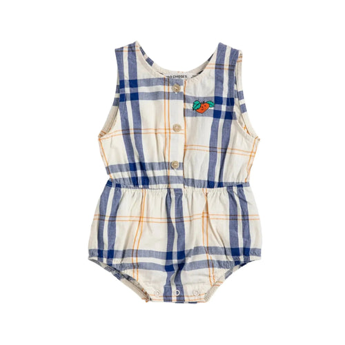 Barboteuse Fun Tartan Bobo Choses