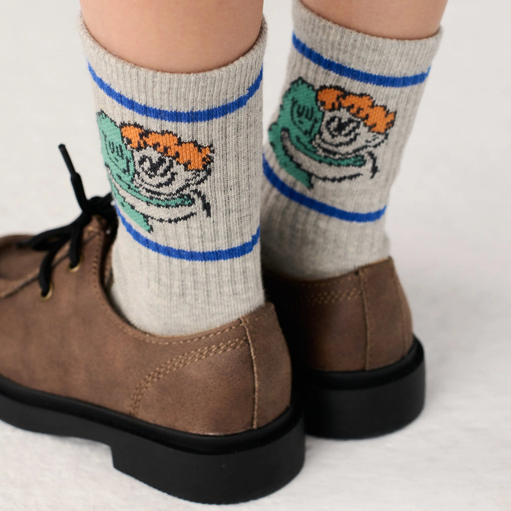 Chaussettes Hug Monster Grise Bobo Choses