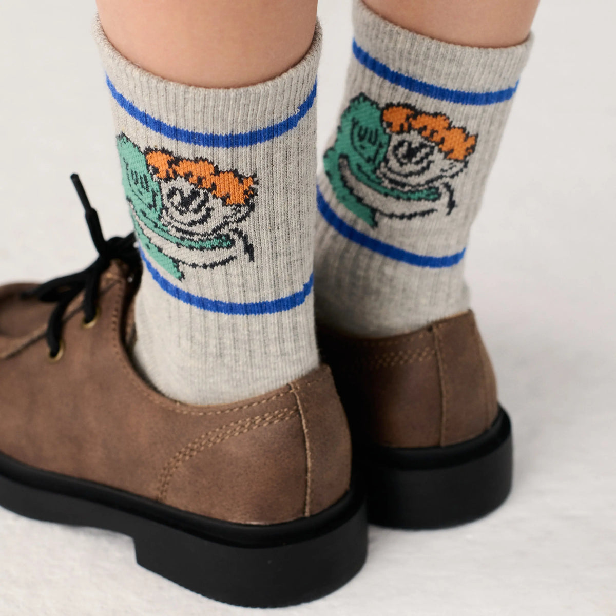 Chaussettes Hug Monster Grise Bobo Choses