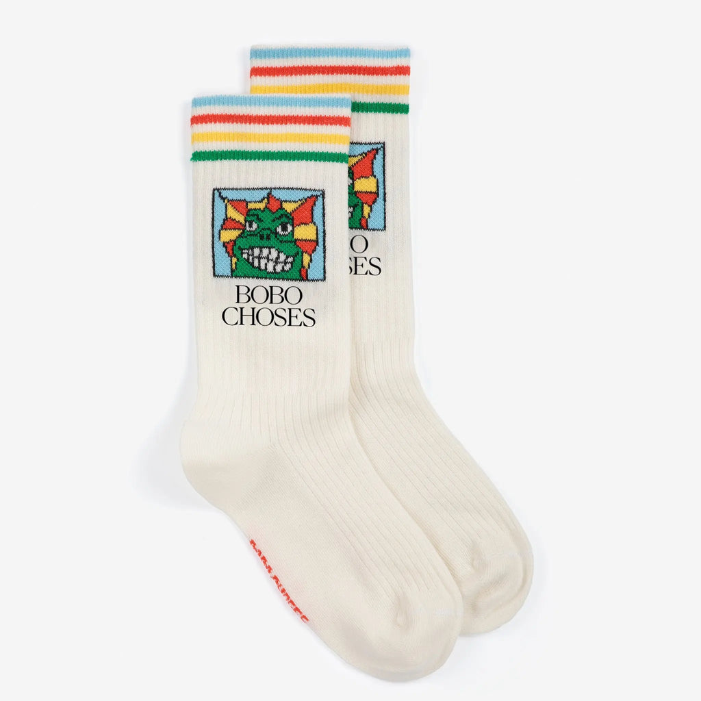 Chaussettes Beast Blanche Bobo Choses