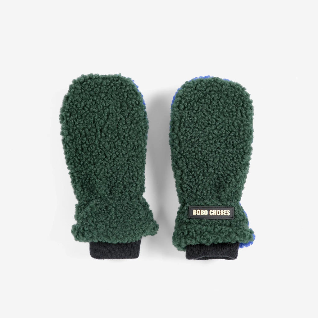 Mittens Color Block Vert Bobo Choses