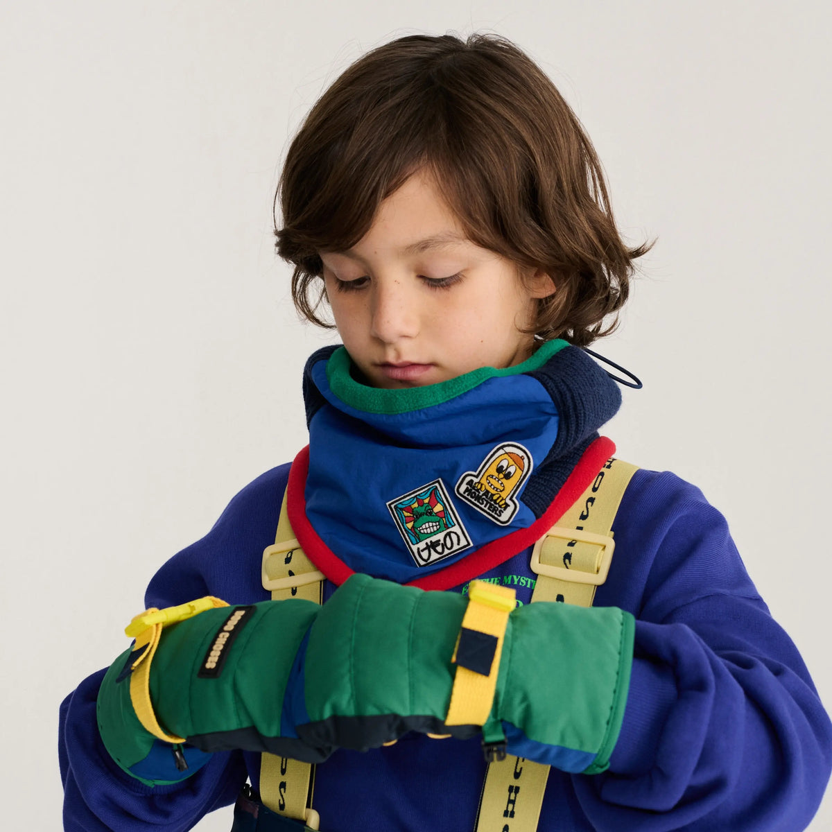 Cache-cou Color Block Vert Bobo Choses