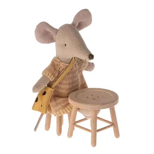 Ensemble Table et Tabouret Souris Maileg