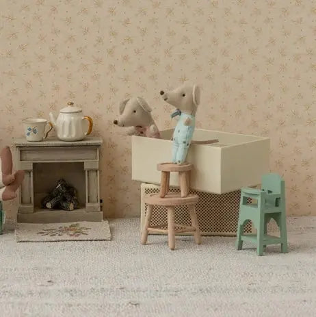 Chaise Haute Souris Menthe Maileg