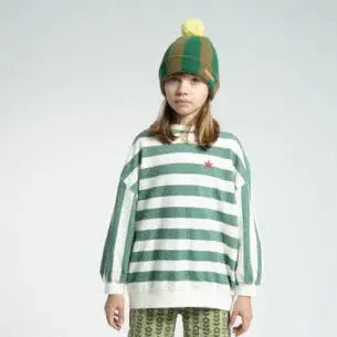 Bonnet Rayé | Vert