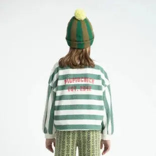 Bonnet Rayé | Vert