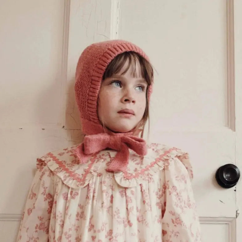 Capuche Noeud Doudou Rose Emile et Ida