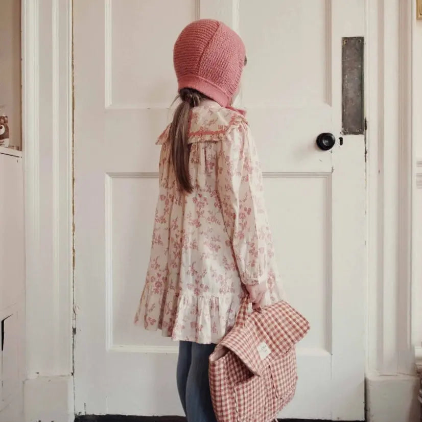 Capuche Noeud Doudou Rose Emile et Ida