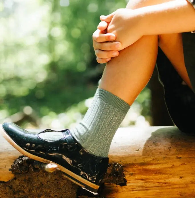 Chaussettes Courtes Brillantes Victoire | Vieux Rose Collégien