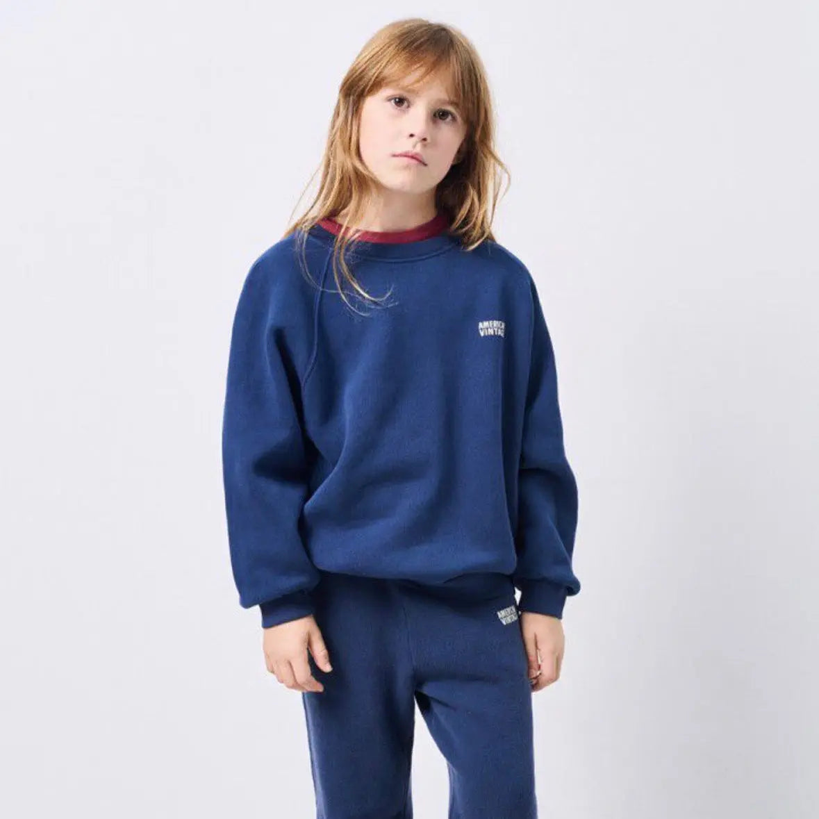 Sweat-shirt Izubird Marine American vintage