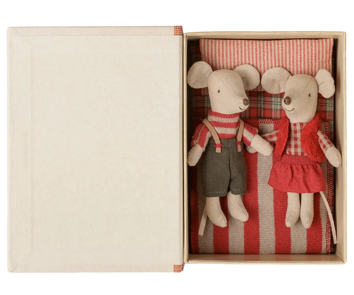 Jumeaux Souris de Noël Maileg