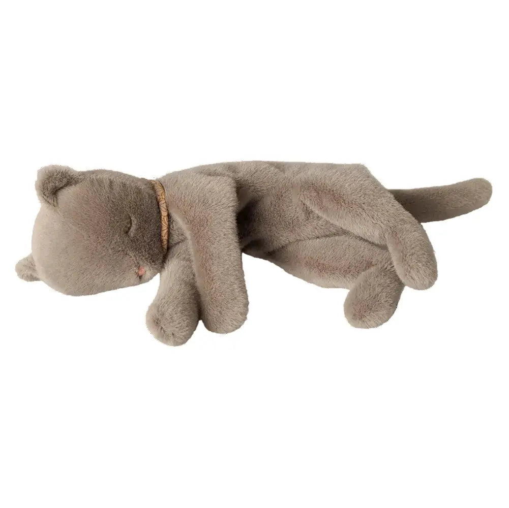 Chaton Endormi Medium Gris Maileg