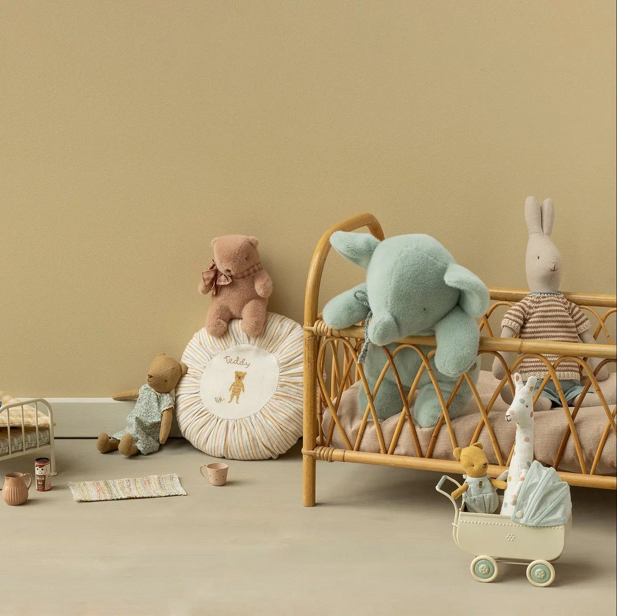 Peluche Elephant Medium Menthe Maileg