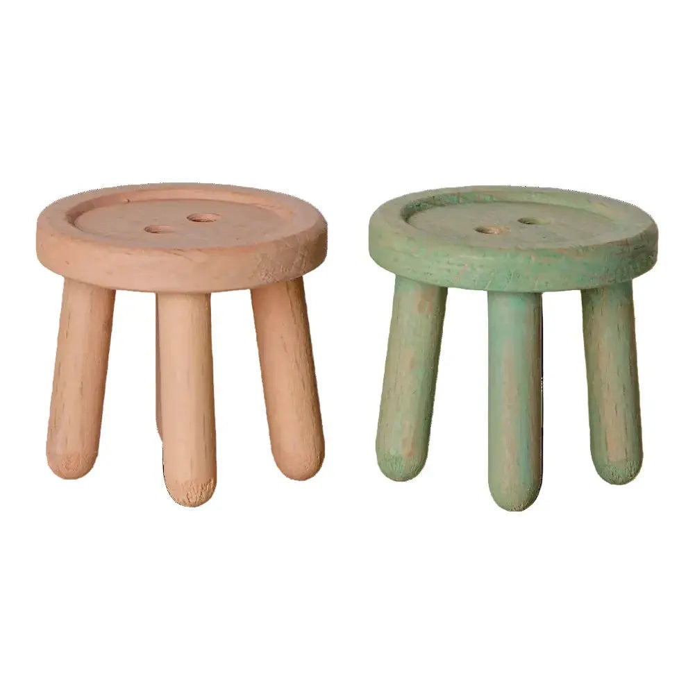 Ensemble Tabouret Rose Menthe Maileg
