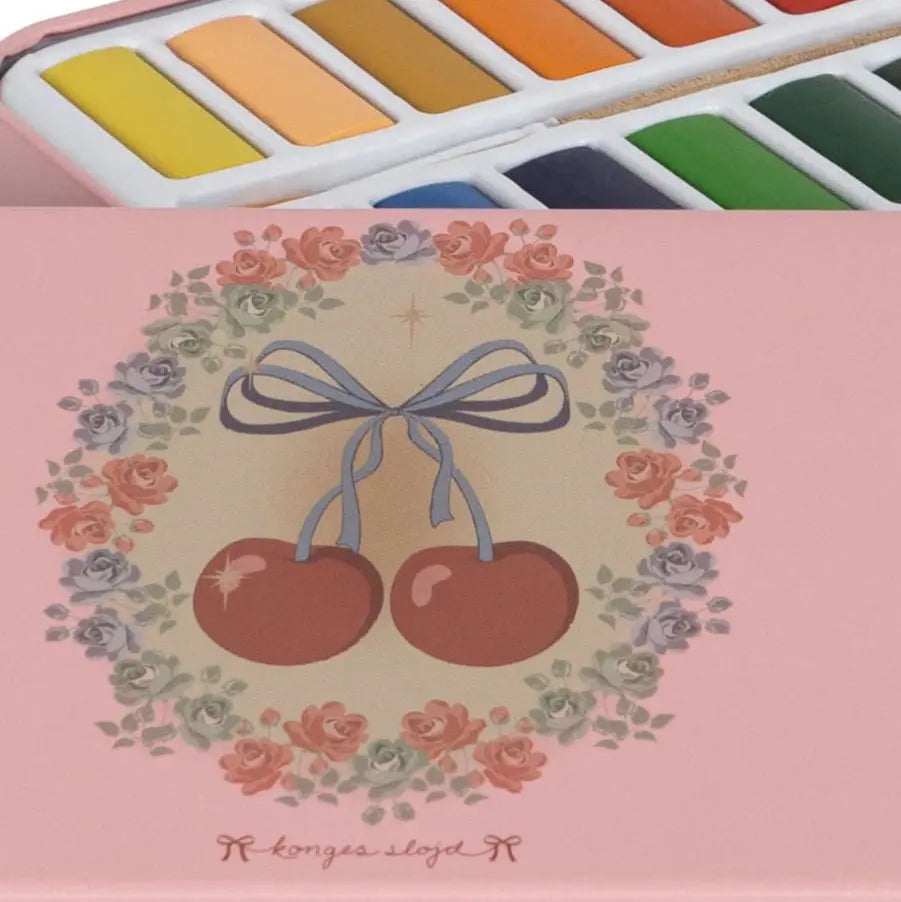 Boîte Aquarelle Cerise Konges Slojd