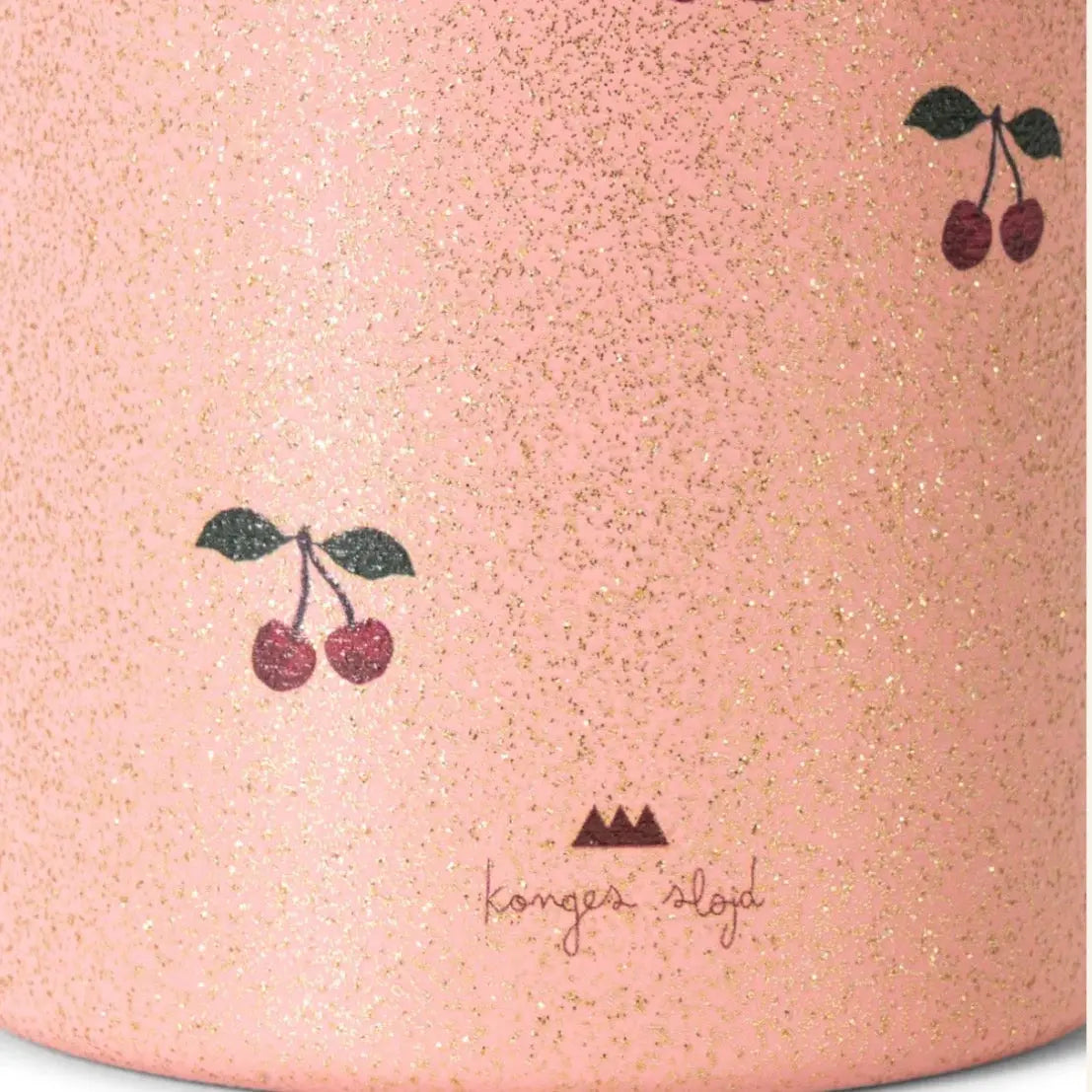 Gourde Cerises Glitter Rose Konges Slojd