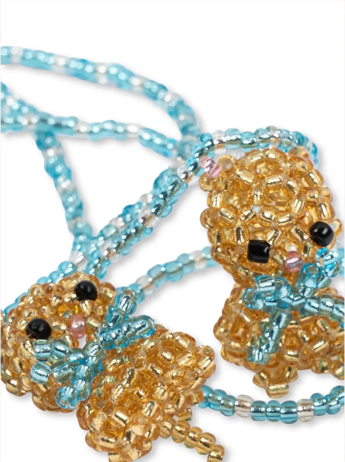 Set Colliet et Bracelet Chat Bleu Konges Slojd