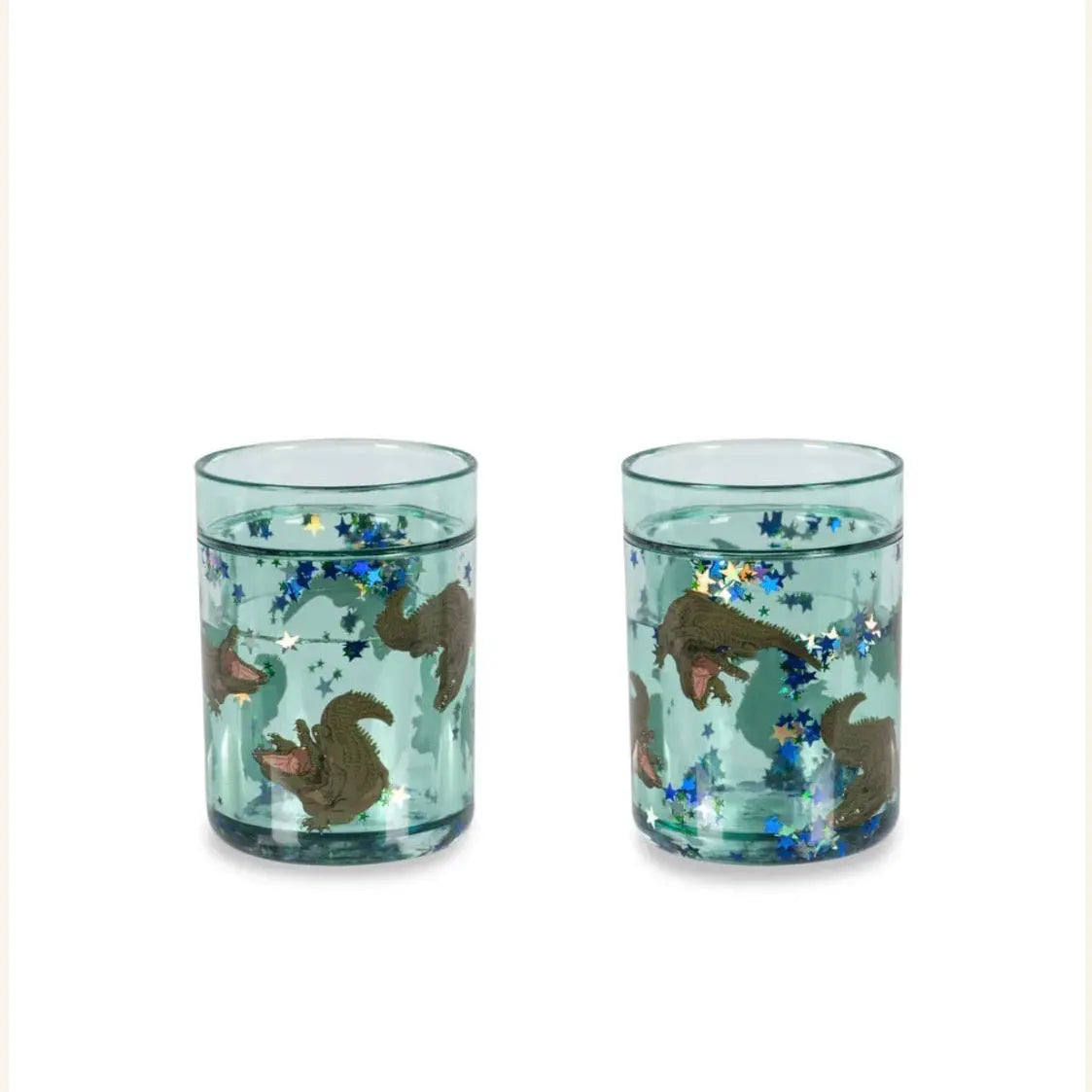 Lot de Verres Croco Vert Konges Slojd