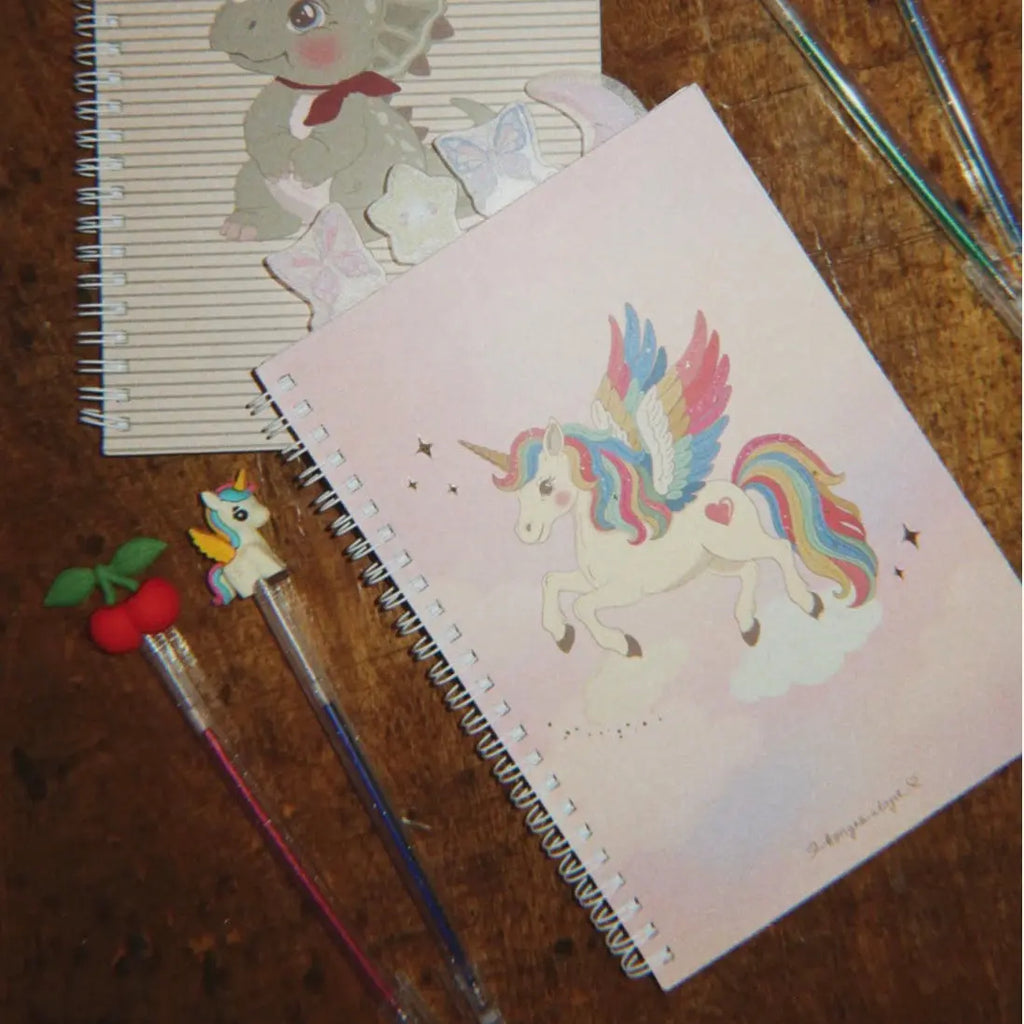 Coffret Carnet Licorne Konges Slojd