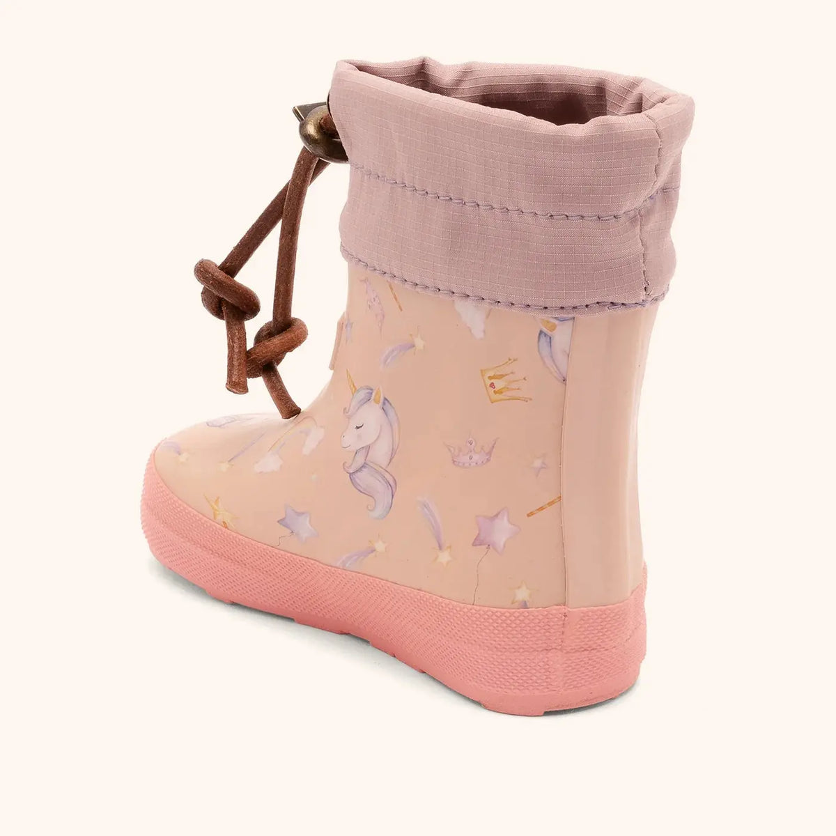Bottes Barefoot Thermo Licorne Rose Bisgaard