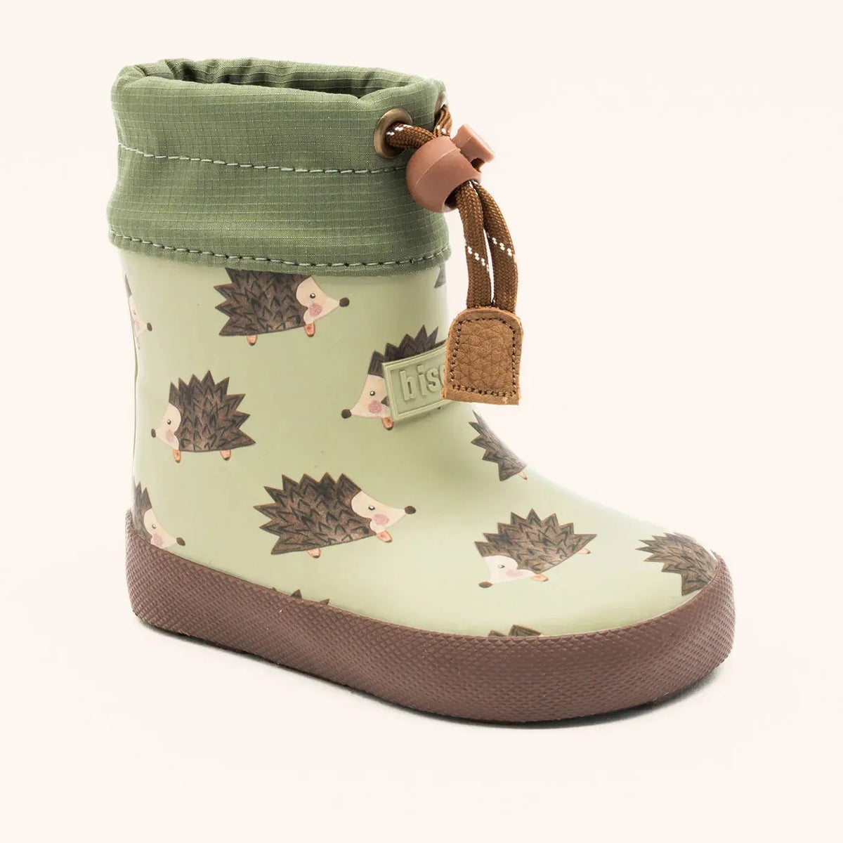 Bottes Barefoot Thermo Hérissons Vert Bisgaard