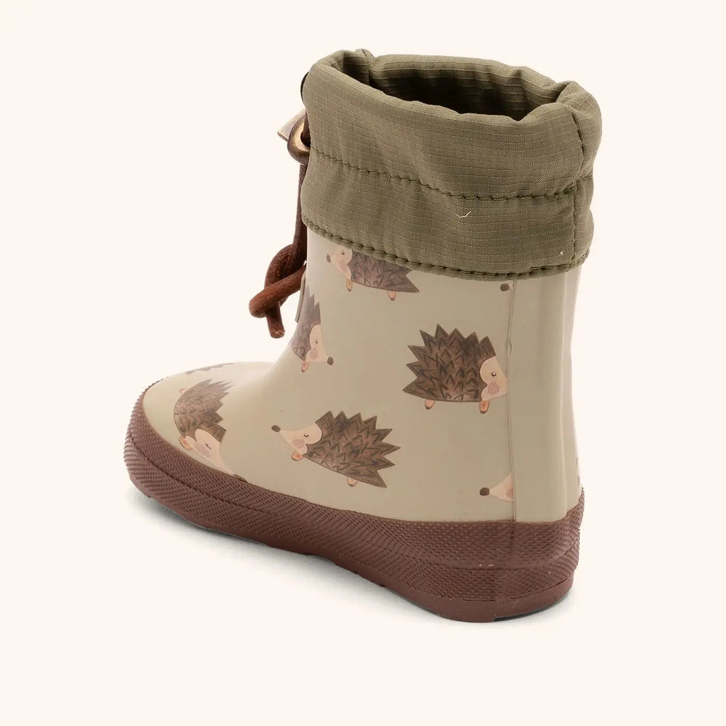 Bottes Barefoot Thermo Hérissons Vert Bisgaard