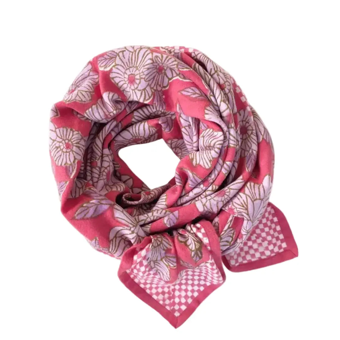 Big Foulard Latika Bloom Magenta Apaches Collections