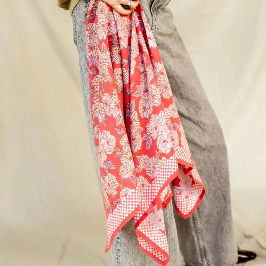 Big Foulard Latika Bloom Magenta Apaches Collections