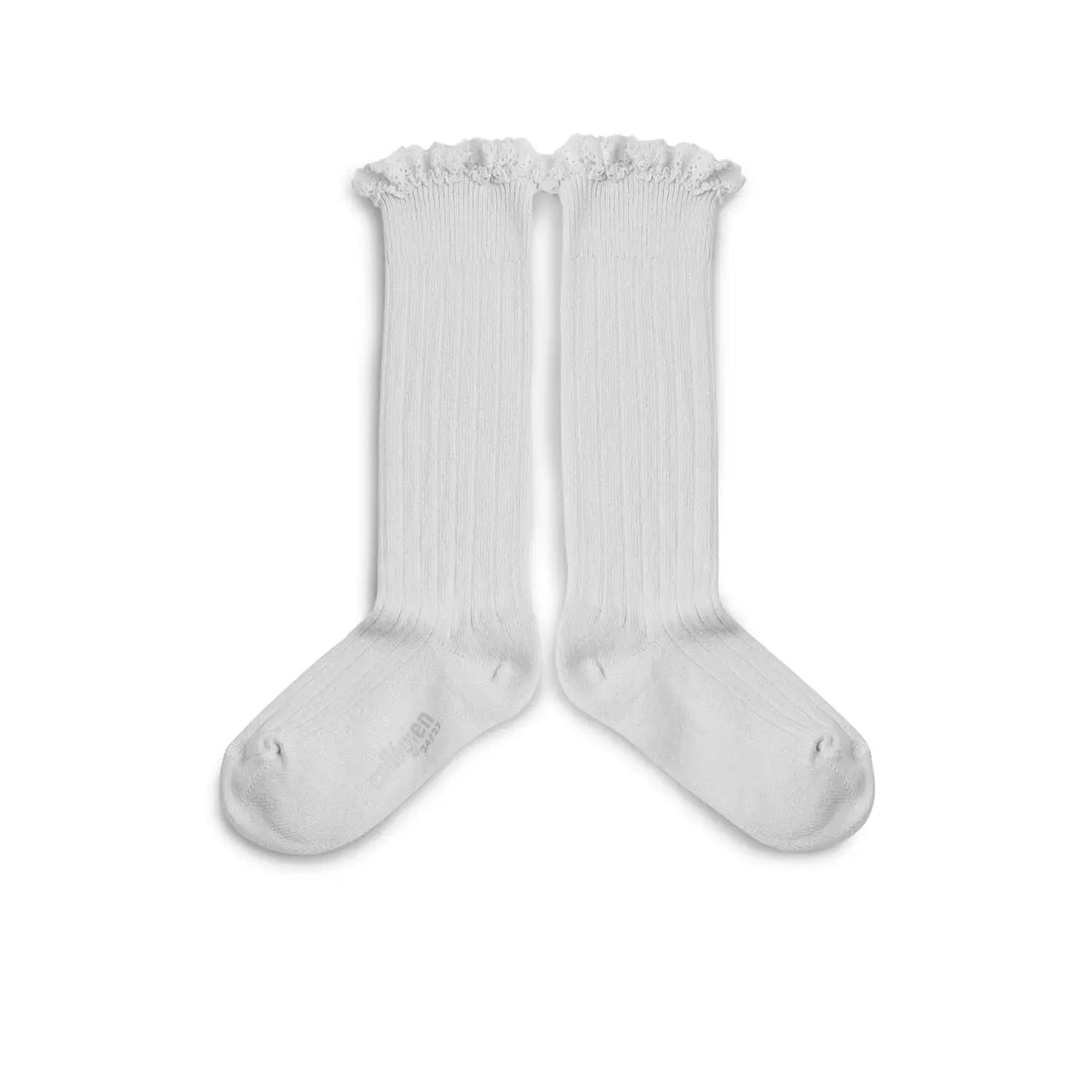 Chaussettes Joséphine Blanc Neige Collégien