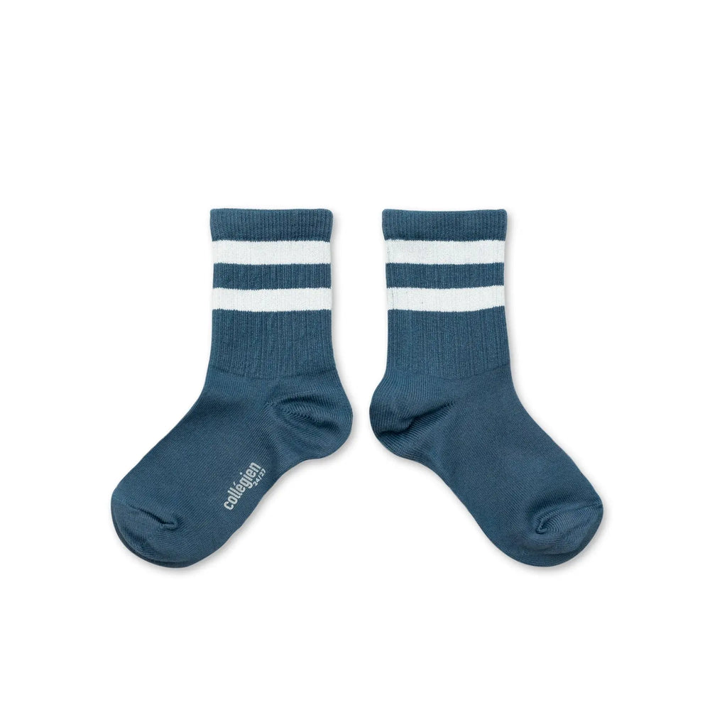 Chaussettes Nico Bleu Cendré Collégien