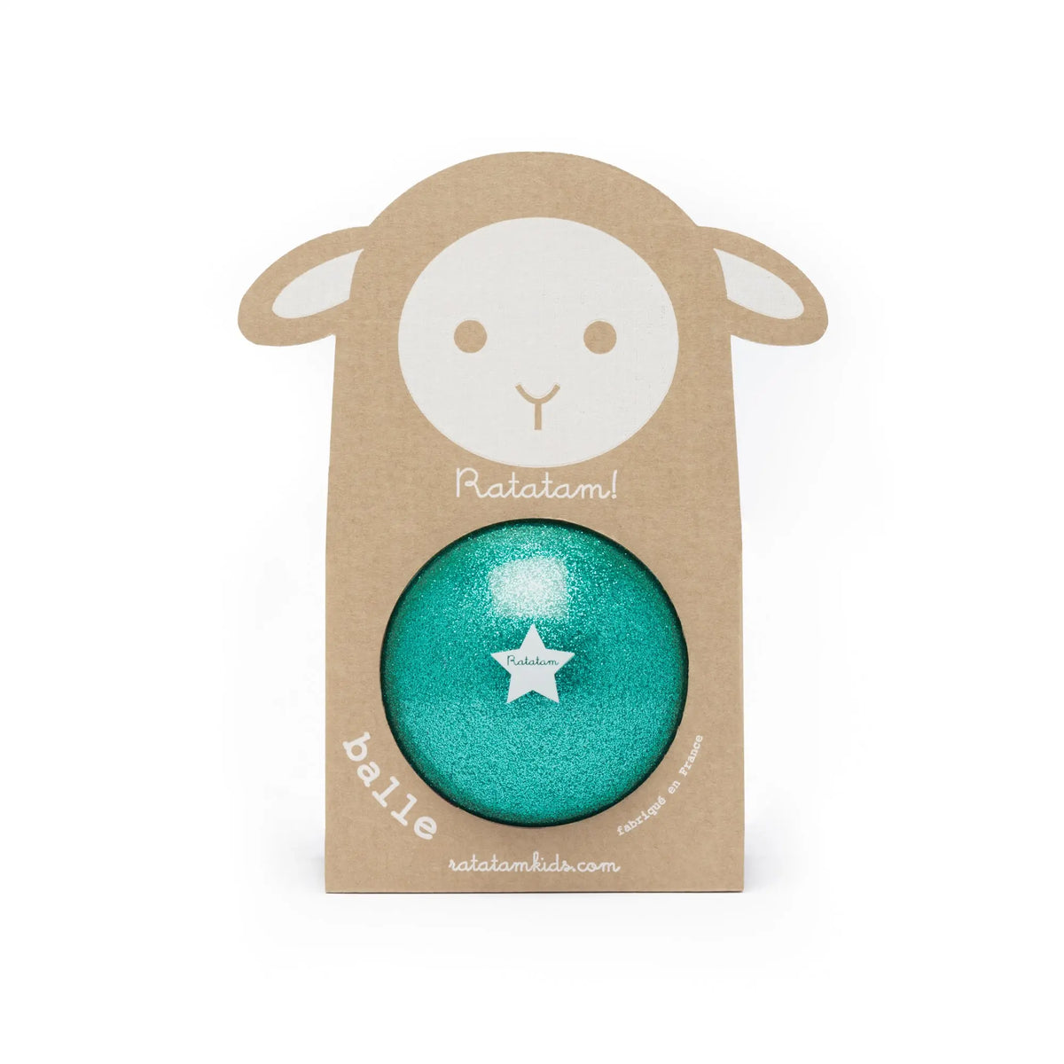 Balle Mouton 10CM Vert Ratatam