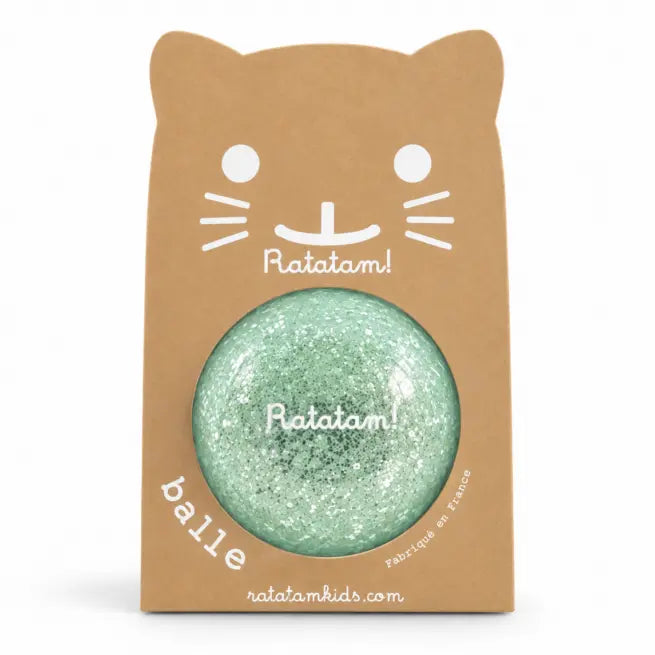 Balle Mini Shiny 10CM Bleu Ratatam
