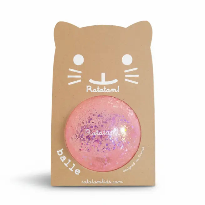 Balle Mini Shiny 10CM Rose Ratatam
