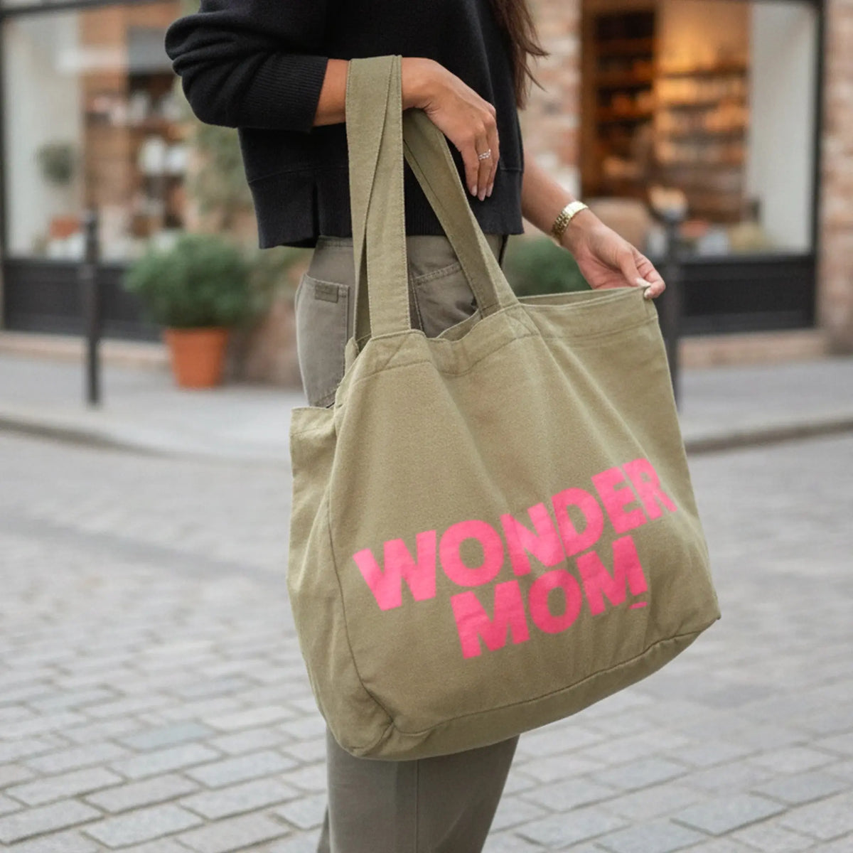 Cabas Wonder Mum Kaki Ratatam