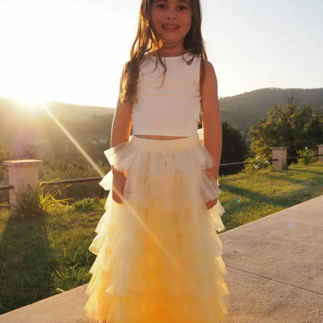 Jupe Froufrou Jaune Ratatam
