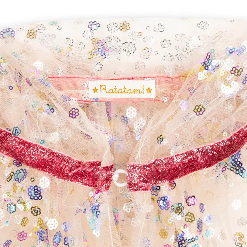 Cape Brodée Sequin Multicolore Ratatam