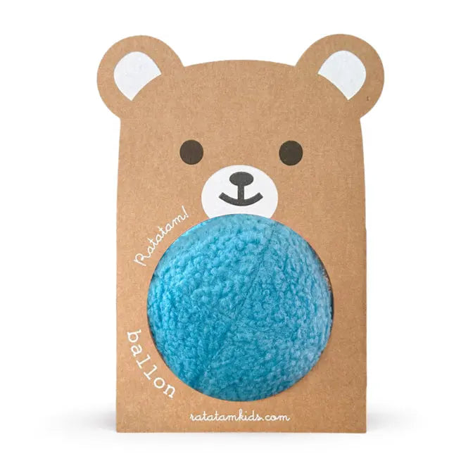 Balle Ourson 12CM Bleu Ratatam