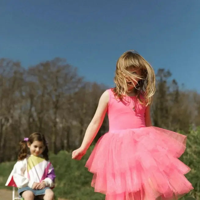 Robe Tutu Rose Fluo Ratatam
