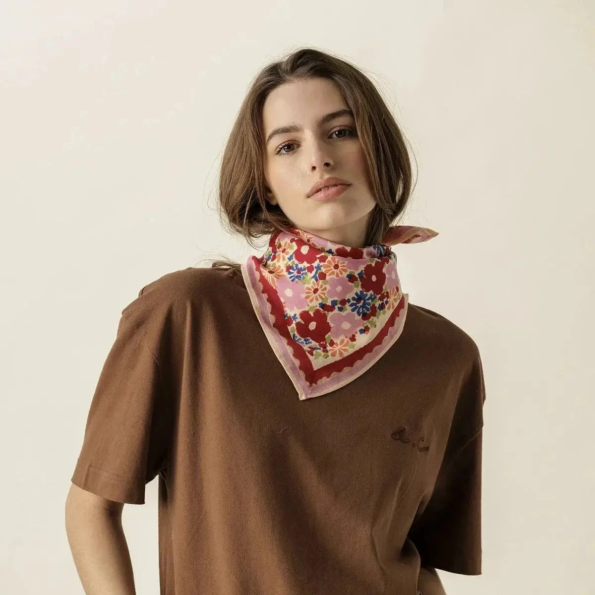 Small Foulard Manika Janie Macadamia Apaches Collections