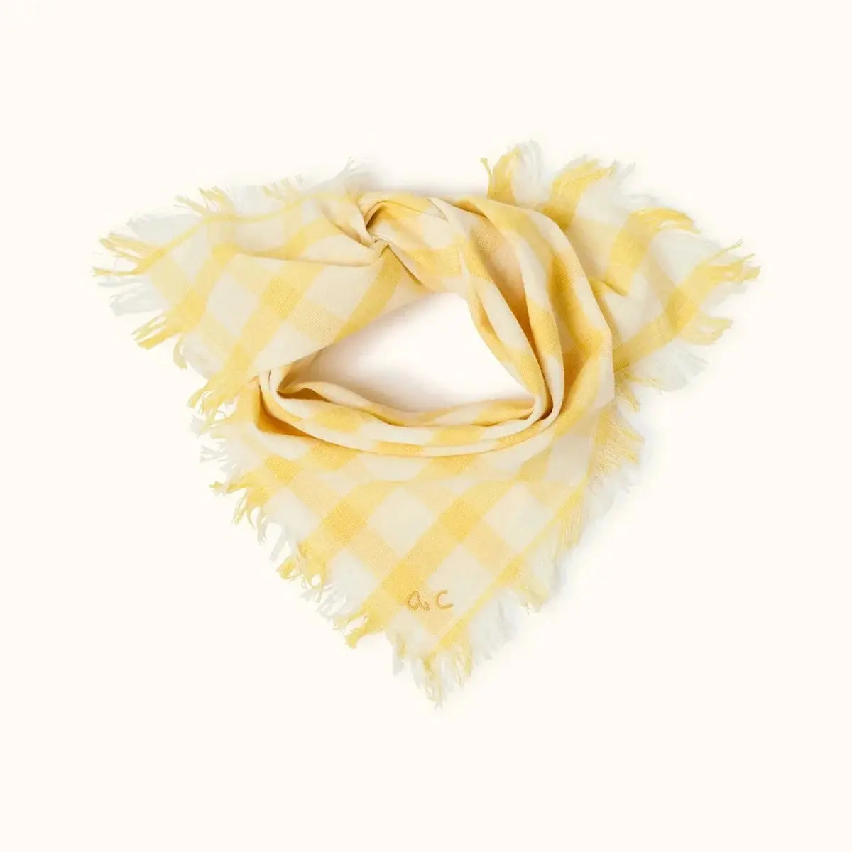 Small Foulard Fayard Picnic Jaune Apaches Collections